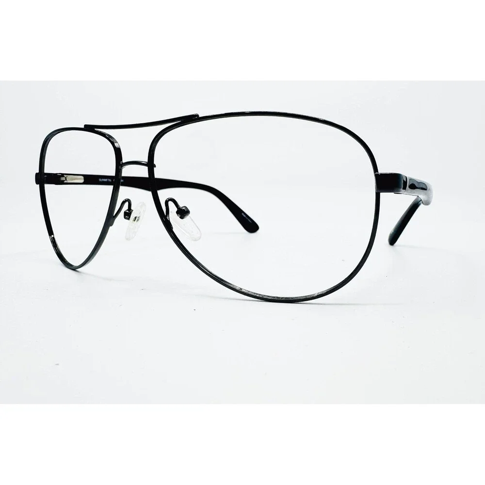 Kirkland Signature Eyeglass Frames Mens Gunmetal Aviator Missoula 61-13-140